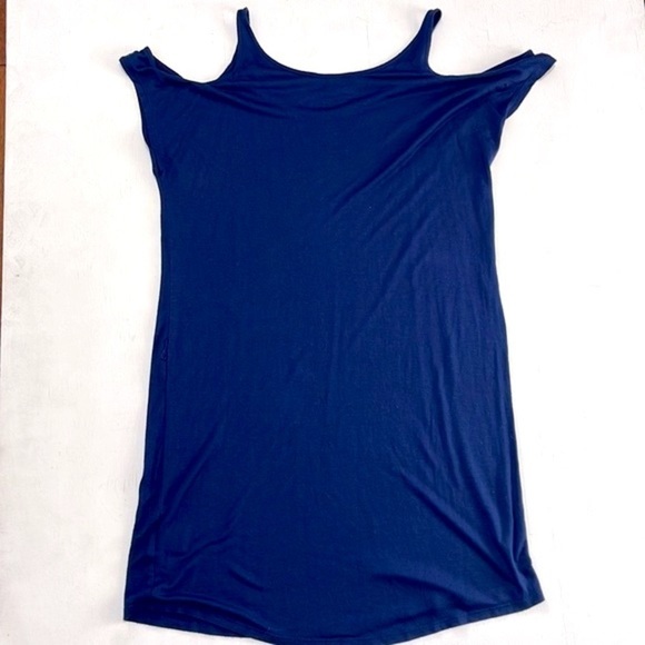 Soft Woman Expose Shoulder Short Sleeve Shirt Size S - Picture 16 of 16